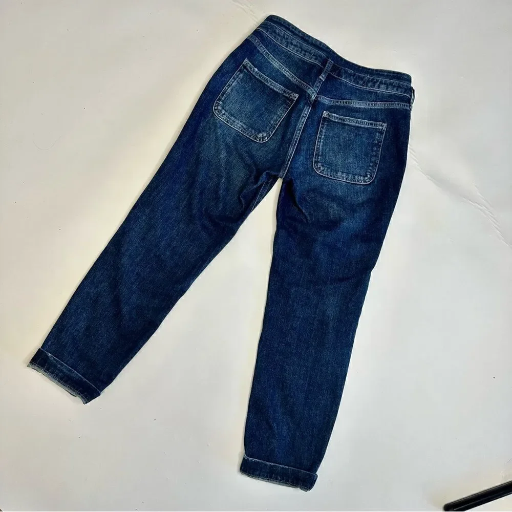 Pilcto & The Letterpress By Anthropologie Sz 25 High Rise Slim  Cropped
